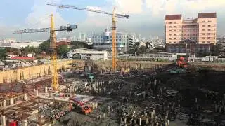 Jakarta Time Lapse Video, Construction, Indonesia HD - OOAsia OOAworld