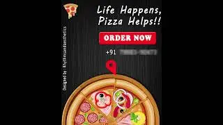 Pizza Menu Animation! #animation #graphics #graphicdesigner #aftereffects