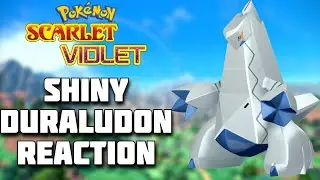SHINY DURALUDON FULL REACTION! Pokemon Scarlet and Violet Shiny Highlight! #shinypokemon
