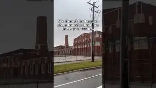 This is the largest abandoned school we have ever seen and something terrible happened&hellip;