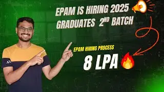 🔥 EPAM Hiring Again! 2nd Batch Recruitment 2025 | Freshers Big Chance! 😱🚨