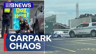 Woman charged over alleged rampage in Bunnings carpark | 9 News Australia