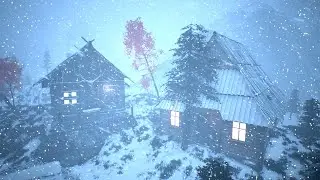 HEAVY BLIZZARD & Howling Wind Sounds for Sleeping. Snowstorm Ambience. Howling Wind & Blowing Snow