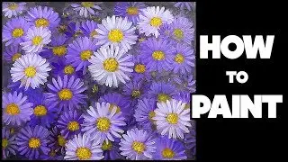 Aster ∥ Oil Painting Tutorial