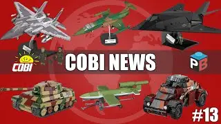 F-117, F-15, Bunker, Tanks, cars and more - COBI News by PBricks Part 13 #cobi #pbricks