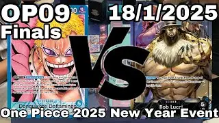 [OP09] Blue Doflamingo vs Black Lucci Finals | One Piece TCG Gameplay