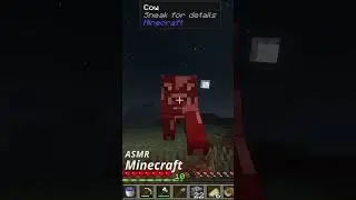 Relaxing ASMR triggers 💚     #asmr #minecraftasmr #shorts #relaxingminecraft #gamingasmr