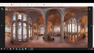 Stable Diffusion 360-image upscale