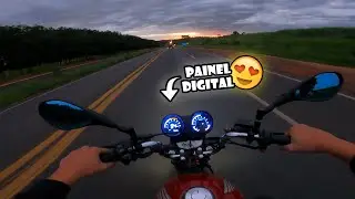 COLOQUEI PAINEL DIGITAL NA CG TITAN 150 CARBURADA 😍