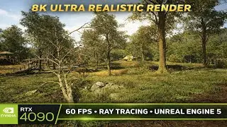 [8K60FPS] Ultra-Realistic Forest Walk | Unreal Engine 5 Render