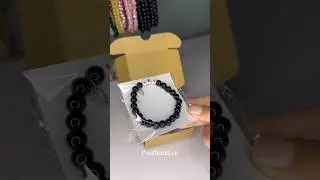 Packing order #packingorders #smallbusiness #asmr #order #beadedjewelery #bracelet #packing #orders