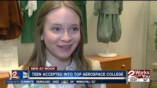 Teen accepted into top aerospace college