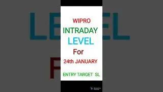 wipro share tomorrow target //intraday stock for tomorrow #short