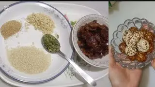 Dates Energy Balls l Full of Nutrition For Ramadan Kareem...