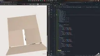 3D Folding Box Animation in Three.js | Interactive Scrolling with Item Inside