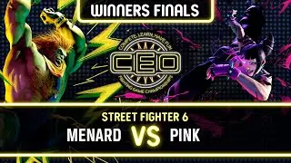 CEO 2023 SF6 TOP 8 WINNERS FINALS - MENARD VS PINK