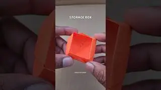 Коробка из бумаги, сделанная своими руками в технике оригами #бумажныеподелки