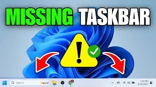 Как исправить исчезновение панели задач в Windows 11