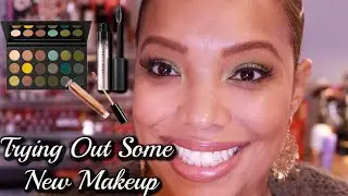 Trying some new makeup! | Morphe Glamabronze, PMGL Opulust Gloss, Bite Beauty, and more!