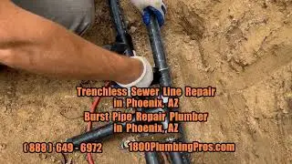 Trenchless Sewer Line Repair in Phoenix, AZ - Burst Pipe Repair Plumber