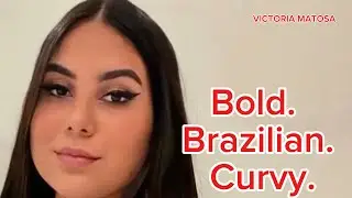 Brazilian Curves That Command Attention | Victoria Matosa | Curvemodel&rdquo;