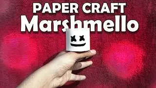 How to make Marshmello|Easy steps|Matchbox craft|simple
