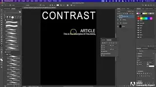 Photoshop: Text Hierarchy in a Design, and how to use the Shift Key to move text