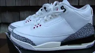 Jordan 3 Reimagined White Cement Quick Look and Sizing.  Nike Air. Do they run True to size?  #nike