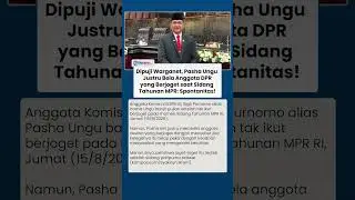 Setelah Banjir Pujian, Pasha Ungu Justru Bela Anggota DPR yang Berjoget saat Sidang Tahunan MPR