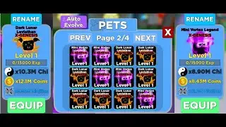 Free X-GENESIS pets GIVEAWAY in NINJA LEGENDS ROBLOX