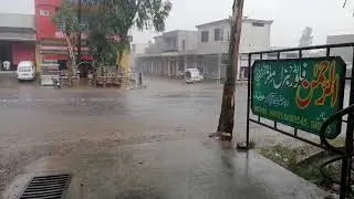 It's raining cats and dogs at AL Rehman Flour Mills RehmanAbad