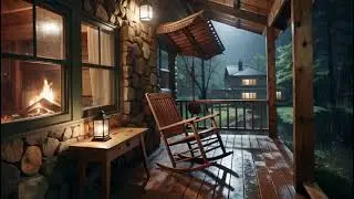 Peaceful Rain and Piano in a Cozy Cabin | CalmSpace Zone