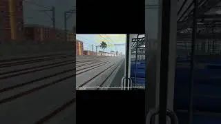 Local train crossing Dombivli jn but on train | RG train tech demo | #rgtraintechdemo #radangames