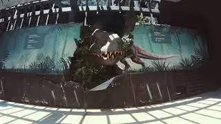 [4K] Jurassic World Ride | Universal Studios Hollywood | Los Angeles California | Theme Park