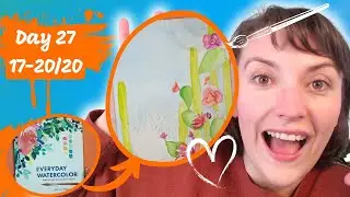 Watercoloring Adventures 🎨🖌️- Sparking Joy, Fun And Creativity🖌️- Check out Day 27 part 17-20/20.