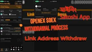 How To Bind OpenEx Airdrop $OEX Token Address Link | OpenEx Update | Satoshi App Update  #openex