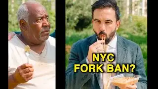 next NYC mayor will BAN forks?! Craziest Ad ever.