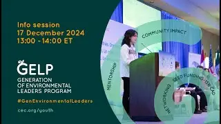 Info Session: 2025 Generation of Environmental Leaders Program