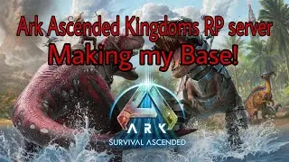 Ark Ascended l Kingdoms RP PVP Server l building my Cyberpunk style base l Amissa skin style l