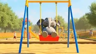 A day in the life of an Elephant #elephant #fairytale #animation