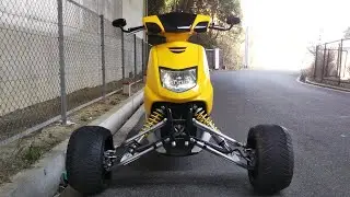 yamaha cygnus x   reverse trike