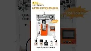 ✨ DEMA Sensor Servo Screen Printing Machine for Perfume&Cosmetic Bottles #packagingmachine