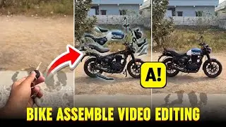 Trending Bike Assemble Transition Video Editing | Bike Transition Video Editing | Bike Reels Editing