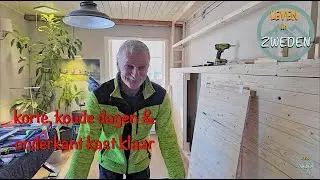Korte, koude dagen & onderkant kast klaar