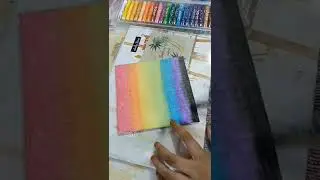 easy oil pastel drawing........#Palm tree🌴