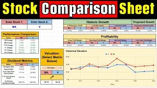 Stock Comparison Spreadsheet! (How to Compare Stocks)