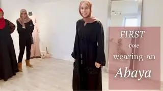 First time wearing an abaya | Al Shams Abayas | Shamswear