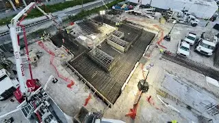 The Crosby Miami Worldcenter Foundation Pour