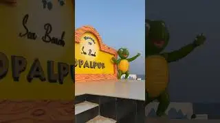New look of Gopalpur Beach&hearts;️😍  #seabeach #seashore #shorts #youtube #viral #trending