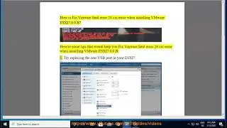Fix Vmware fatal error 28 CRC error when installing VMware ESXI7.0.0 B